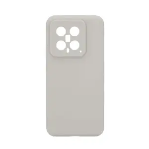 Силиконовый чехол Soft-Touch Evelatus для Xiaomi 14 — премиум серый