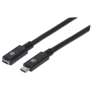 USB-C Extension Cable Manhattan 50cm Male to Female