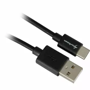 Sharkoon - USB kabelis - USB-C (M) uz USB (M) - 1,5 m - Melns (4044951021611)
