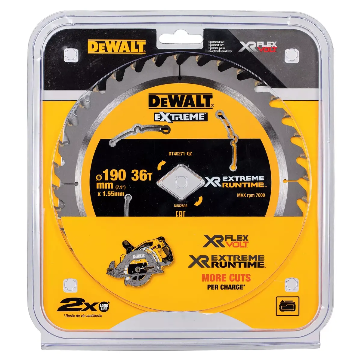 Циркулярный пильный диск DeWALT DT40271-QZ Photo 3