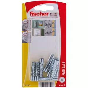 Дюбель Fischer 532687 32 мм для кирпича и бетона 8 шт