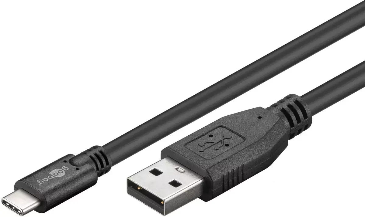 USB 2.0 Kabeļi Goobay USB-C uz USB A Photo 2