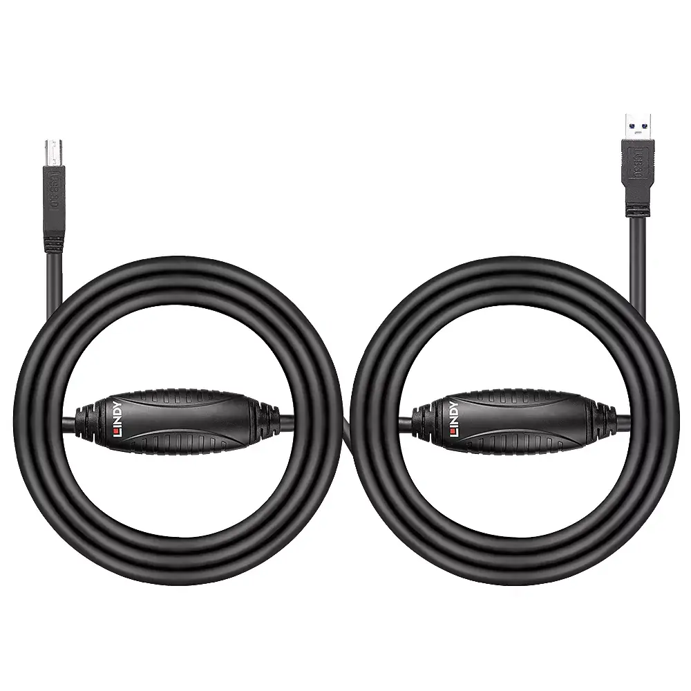 USB Kabeļi Lindy 10m Aktīvais USB 3.0 Photo 2