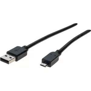 Hypertec 352453-HY USB kabelis 1 m USB 2.0 USB A Micro-USB B Melns