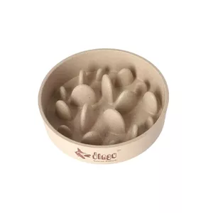 Миска для собак DINGO Bamboo bowl 1430 мл — поилка/кормушка, бамбуковый корпус