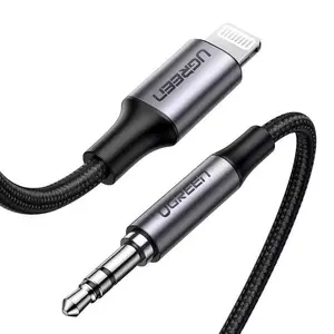 Audio cable Ugreen 70509 — 3.5mm to Lightning, 1 m, Silver