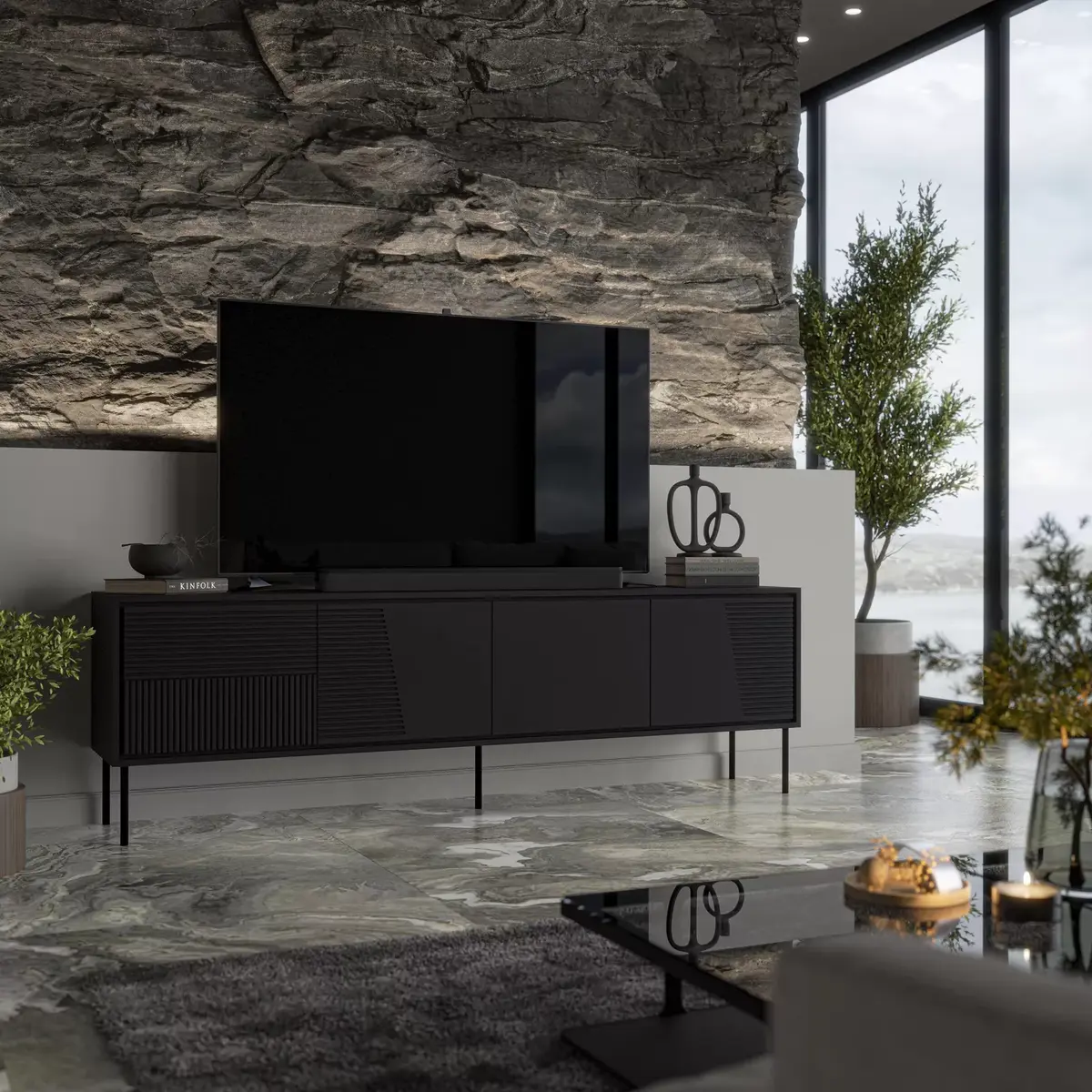 TV skapītis cama meble ABI 4D 2000×380×620 mm Photo 3