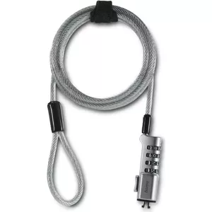 Hama Laptop Lock Nano kombinētā slēdzene ar 4 cipariem - Laptop Lock Nano - kombinētā slēdzene ar 4 cipariem - oglekļa tērauds - sudraba (00126822)