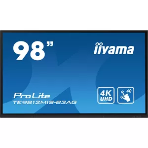 Kioska dizaina monitors iiyama TE9812MIS-B3AG 98" LCD 4K Ultra HD 3840 x 2160