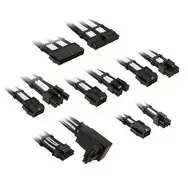 Cable Extension Kit Kolink Core Pro ZUAD-1498 12V 2x6-pin Type 2, Jet Black / Brilliant White