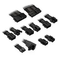 Cable Extension Kit Kolink Core Pro ZUAD-1501 12V 2x6 Type 1 Jet Black Gunmetal Grey