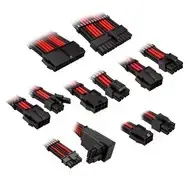 Cable Extension Kit Kolink ZUAD-1500 12V 2x6 Type 2 Jet Black Racing Red
