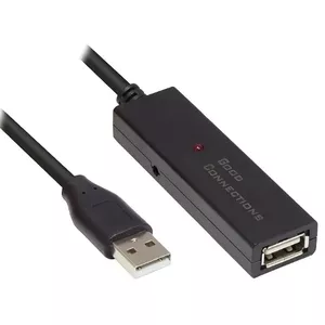 USB cable Alcasa GC-M0132 10 m USB 2.0 Black
