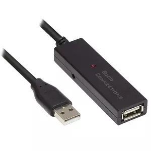 USB kabelis Alcasa GC-M0134 20 m USB 2.0 Melns