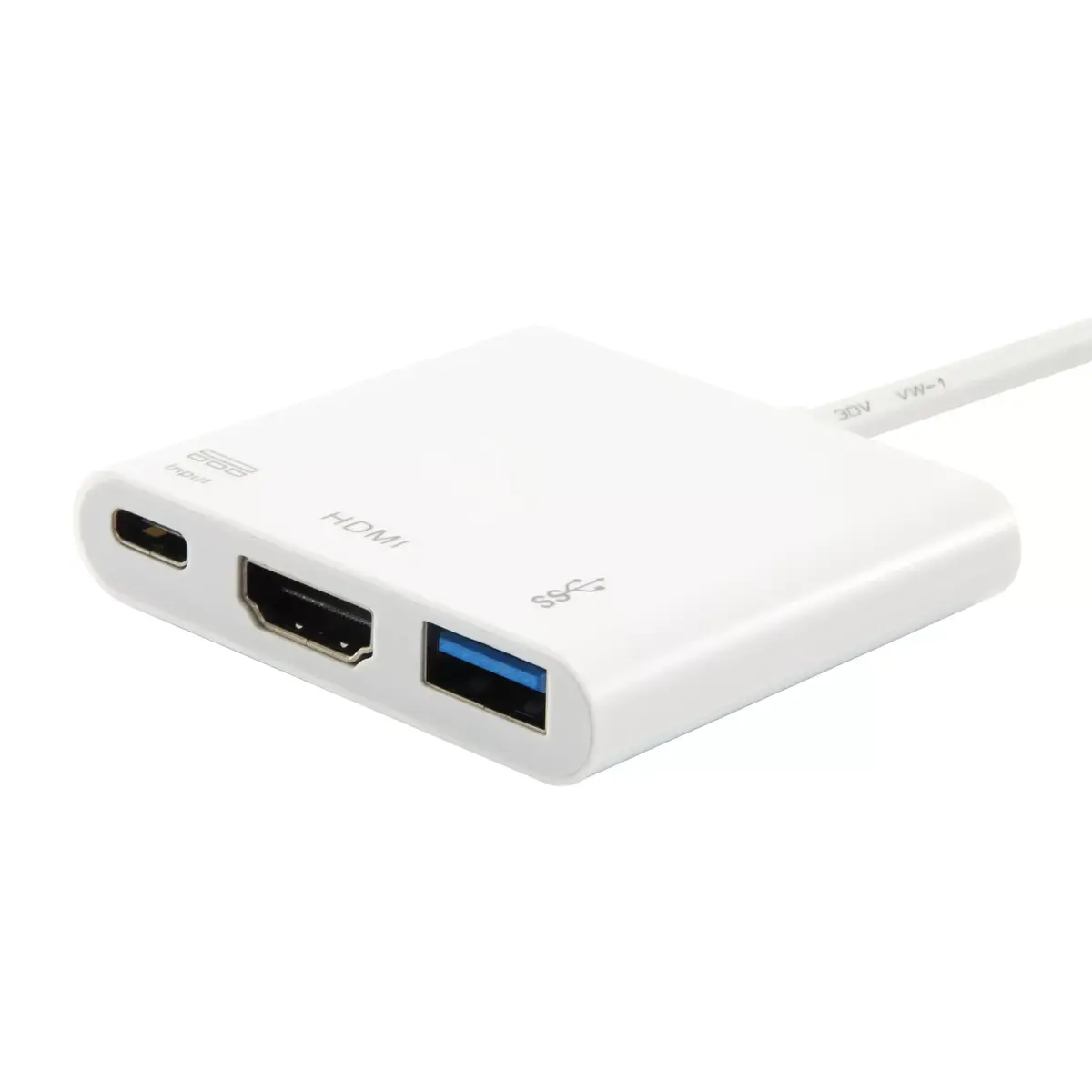 Адаптер USB Type C на HDMI Female/USB A Female/PD Equip 133461 Photo 3