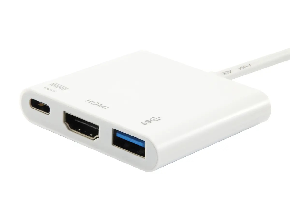 Equip USB Type-C to HDMI, USB-A and PD Adapter Photo 3