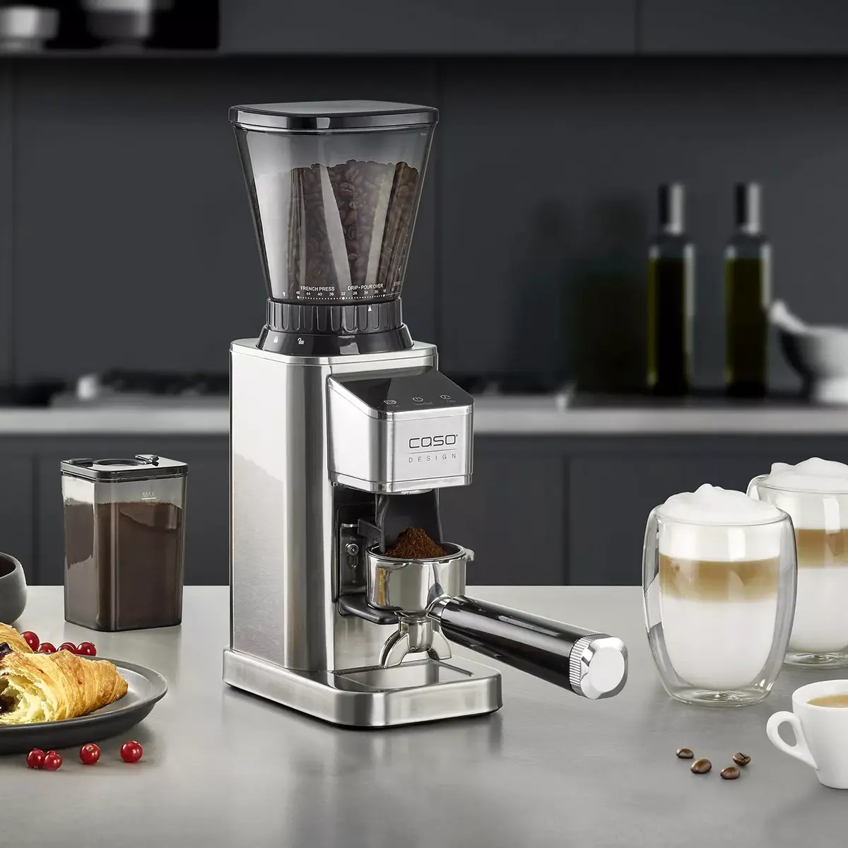 Caso Barista Chef Inox kafijas dzirnaviņa — 150 W, 250 g Photo 10