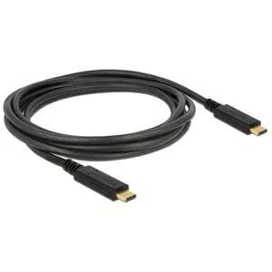 USB кабель DeLOCK 83668 USB 3.2 Gen 1 2м USB C черный