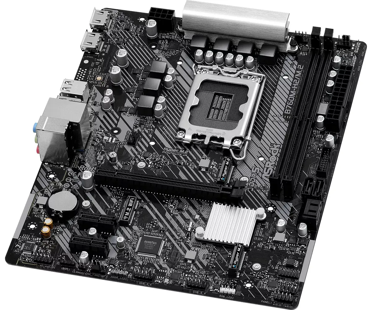 Материнская плата Asrock B760M-H2/M.2, 90-MXBN00-A0UAYZ Photo 3