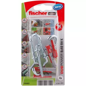 Комплект винтов и дюбелей Fischer 535003 40 мм 4 шт