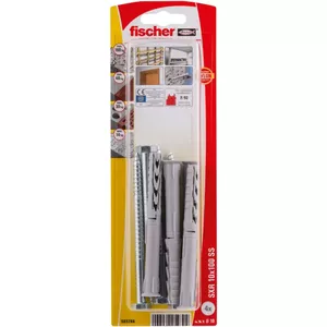 Комплект винтов и дюбелей Fischer 503784 100 мм 4 шт