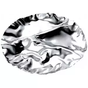 Serving Plate Alessi Pepa Round Stainless Steel 32.3 cm