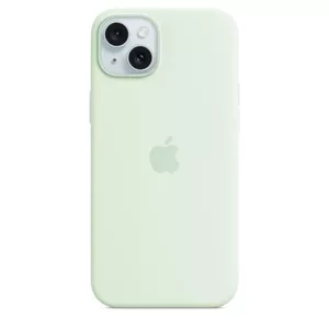 Силиконовый чехол с MagSafe для Apple iPhone 15 Plus — силикон, мятный, для 6.7" iPhone 15 Plus