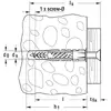 Universal plug Fischer UX GREEN 8 x 50 R Photo 2