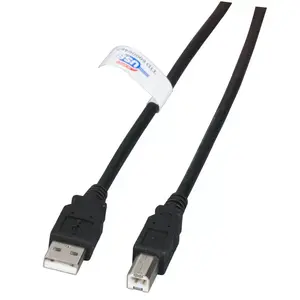 USB 2.0 cable EFB Elektronik K5203.0,5 — USB A to USB B, 0.5 m, Black