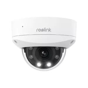IP security camera Reolink P437 4K dome, 8 MP 3840x2160, 5x optical zoom, PoE (IEEE 802.3af), IK10, IP67, MicroSD support up to 256 GB