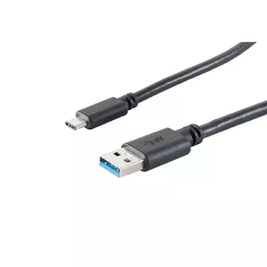 USB кабель S/CONN 13-31045 USB 3.2 Gen 1 3м USB A USB C Черный