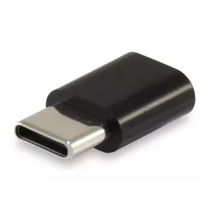 Equip 133472 kabeļu spraudņu pāreja USB C Micro USB B Melns