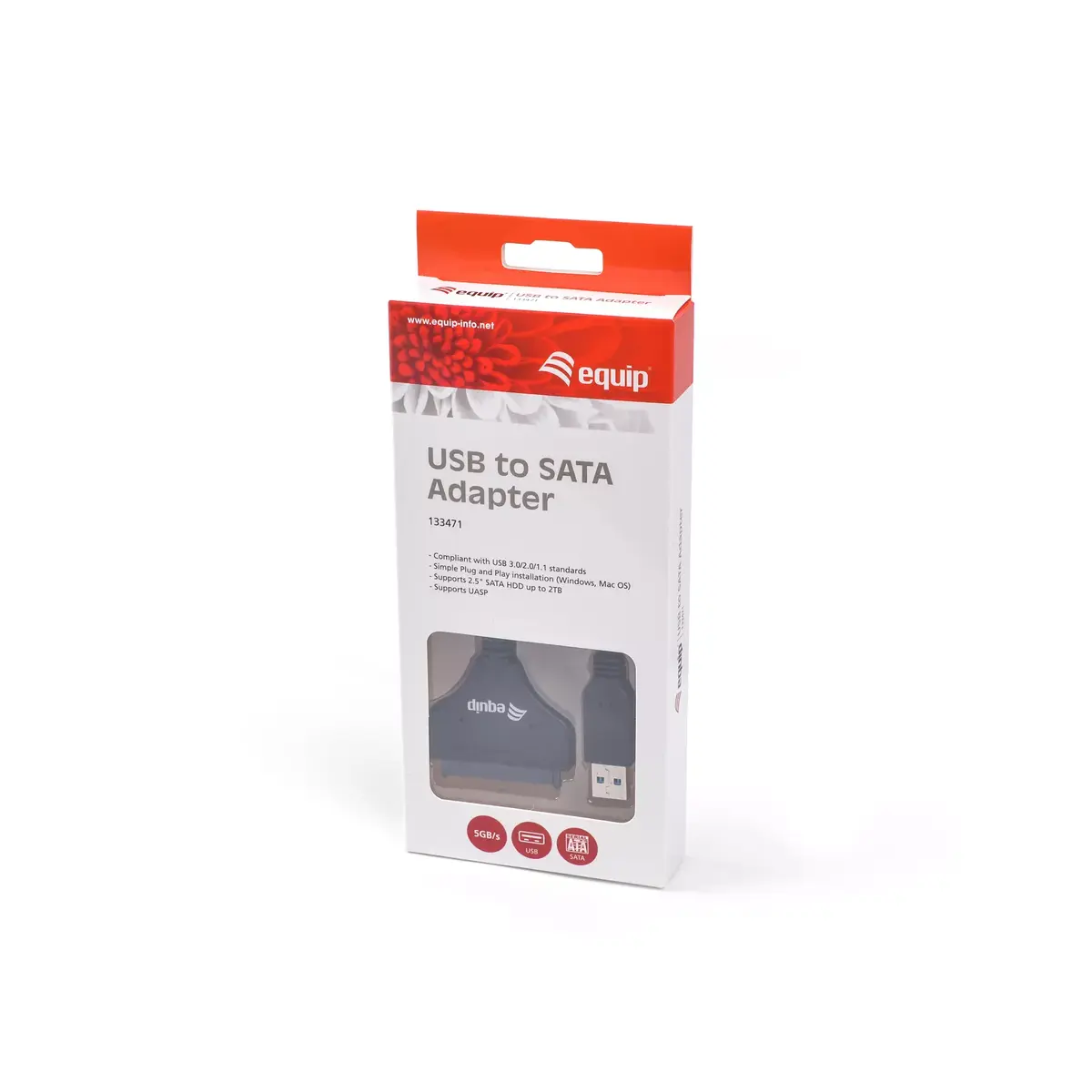USB 3.0 uz SATA adapters EQUIP 133471 Photo 5