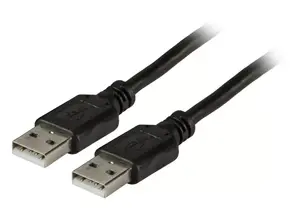 USB 2.0 cable EFB Elektronik K5253SW.1,8, USB A to USB A, 1.8 m, black