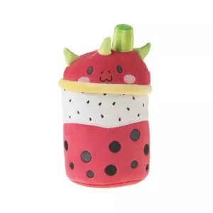 Soft toy plush mascot Epee Bubble Tea Mascot Bubbles 21 cm Dragon Fruit