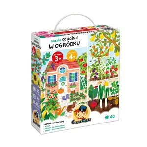 Пазл CzuCzu What grows in the garden 2771 — обучающая игра на сопоставление и последовательность для детей