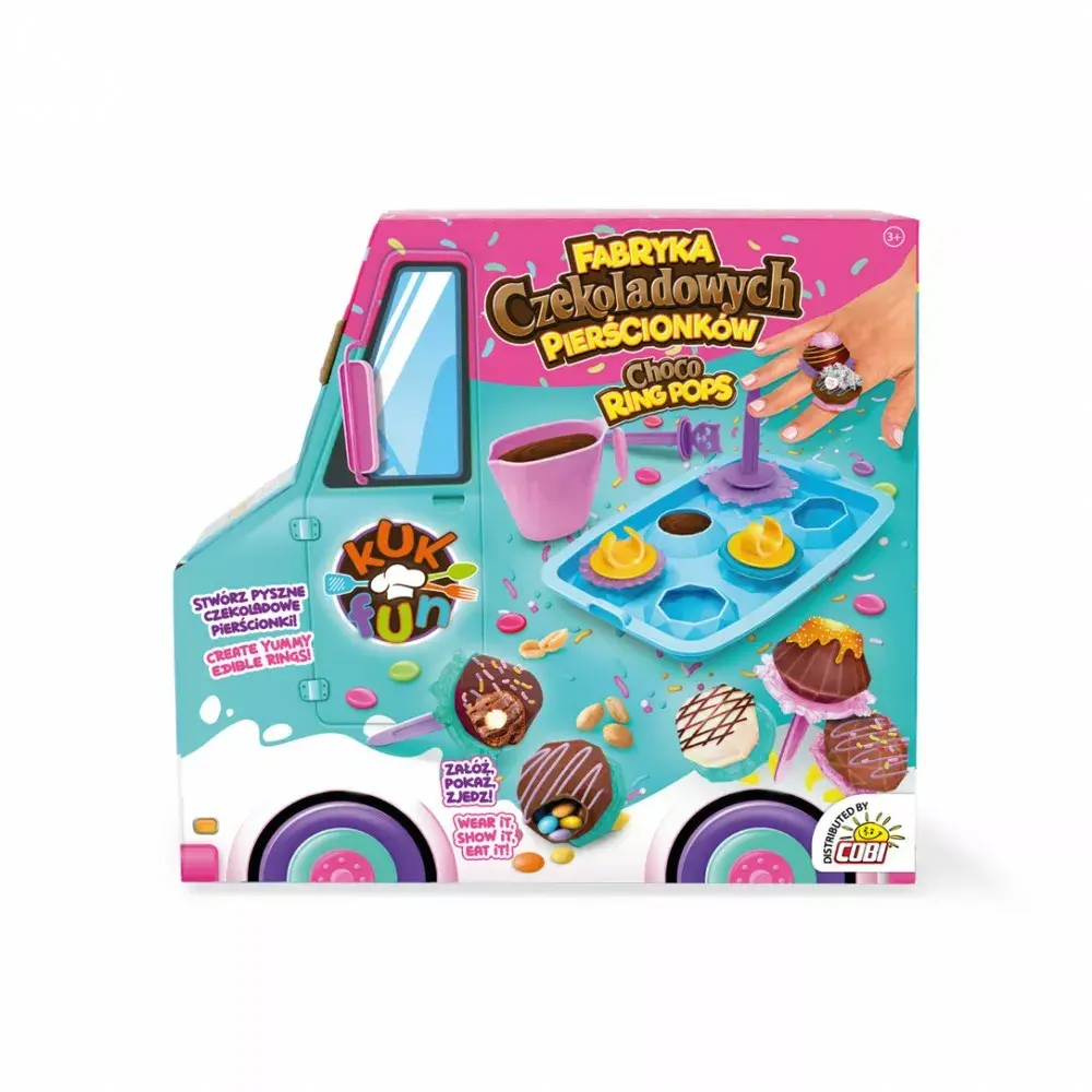 Cobi Chocolate Ring Factory Kuk Fun spēļu komplekts Photo 2
