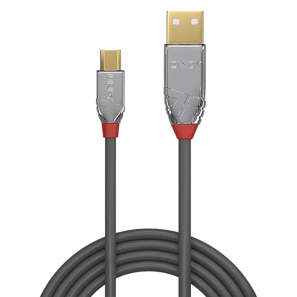 USB Cable Lindy 3m Type A to Micro-B Photo 2