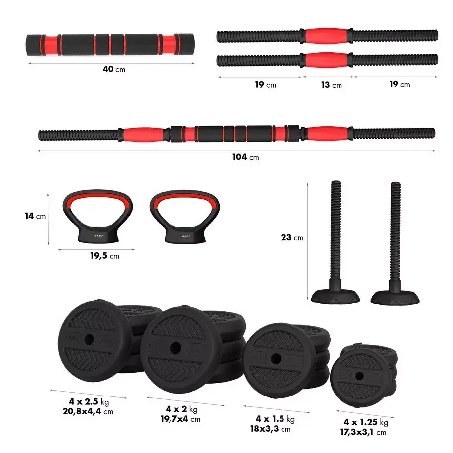 Regulējamas hanteles HMS SGN130 Pro 2×15 kg Photo 6