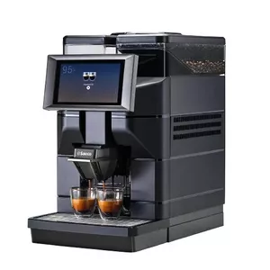 Espresso coffee machine Saeco MAGIC B2 — fully automatic, 4 L water tank, 1.2 kg bean hopper, 15 bar, 8 grinder settings, touch display, black