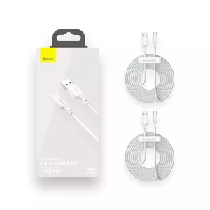 USB cable Baseus TZCATZJ-02 1.5 m USB A USB C White