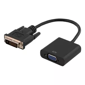 Riff Full HD 1080P DVI-D uz VGA adapteris / video kabeļa pārveidotājs 25pin uz 15pin (0,23 m)