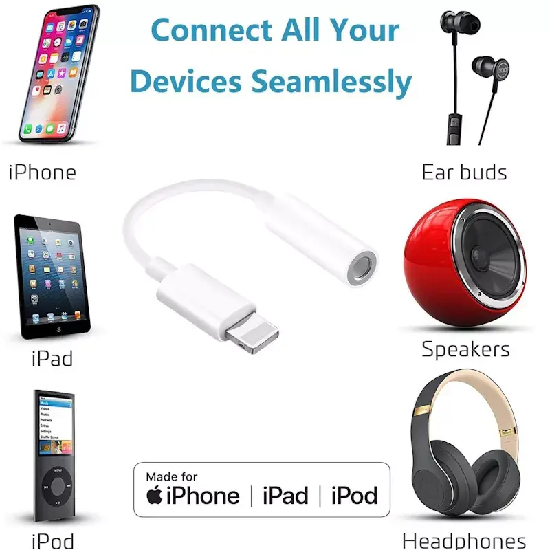 iLike AX5 Lightning to 3.5mm Audio Adapter with DAC Photo 6