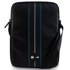 Tablet bag BMW BMTB10COMSCAKL for 10-inch devices, black with carbon blue stripes