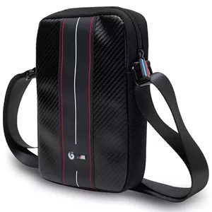 Tablet sleeve BMW BMTB10COMSCAKR for 10-inch devices, black with carbon texture and red stripes