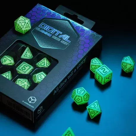 Q-Workshop SDGT3N game dice set Photo 5