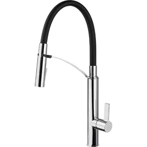 Kitchen faucet deante BGB_B720 with pull-out spout, chrome finish