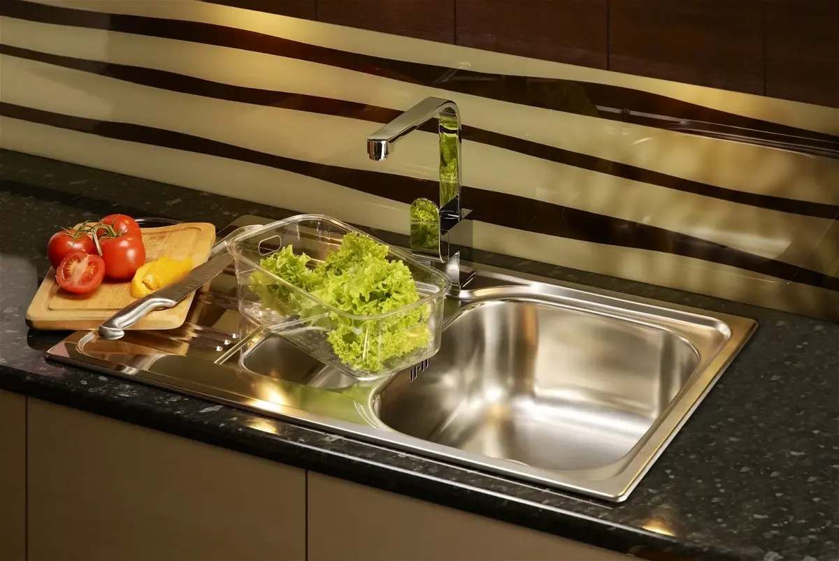 1.5-bowl sink Deante ZEX 0503 stainless steel Photo 3
