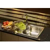 1.5-bowl sink Deante ZEX 0503 stainless steel Photo 3