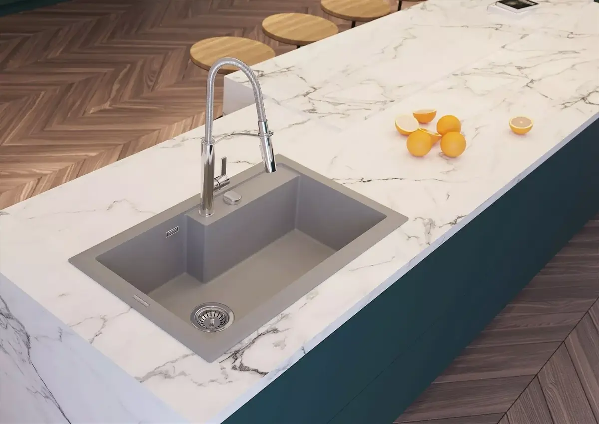 1-bowl granite sink Deante ZQE_S10B Photo 3